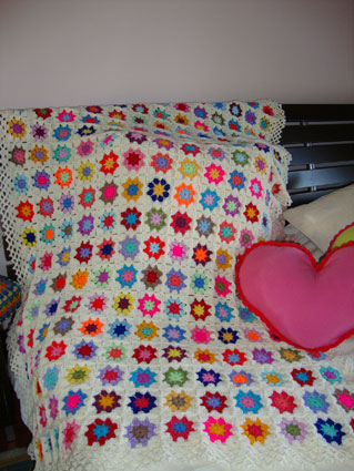 My country flowers blanket 100%done :):)