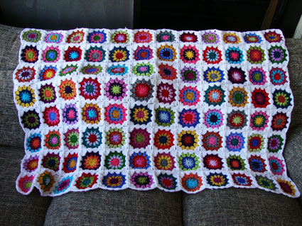 Fairy tale blanket: 8 rows!